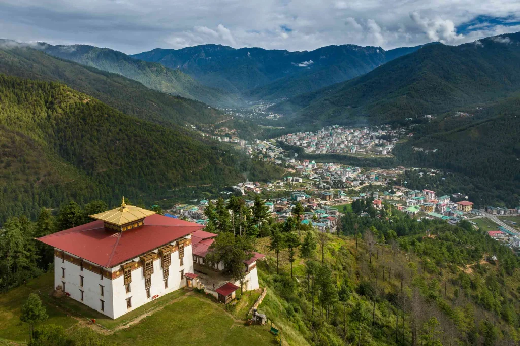 Thimphu — a travel destination in Bhutan, photographed by Your Guide.